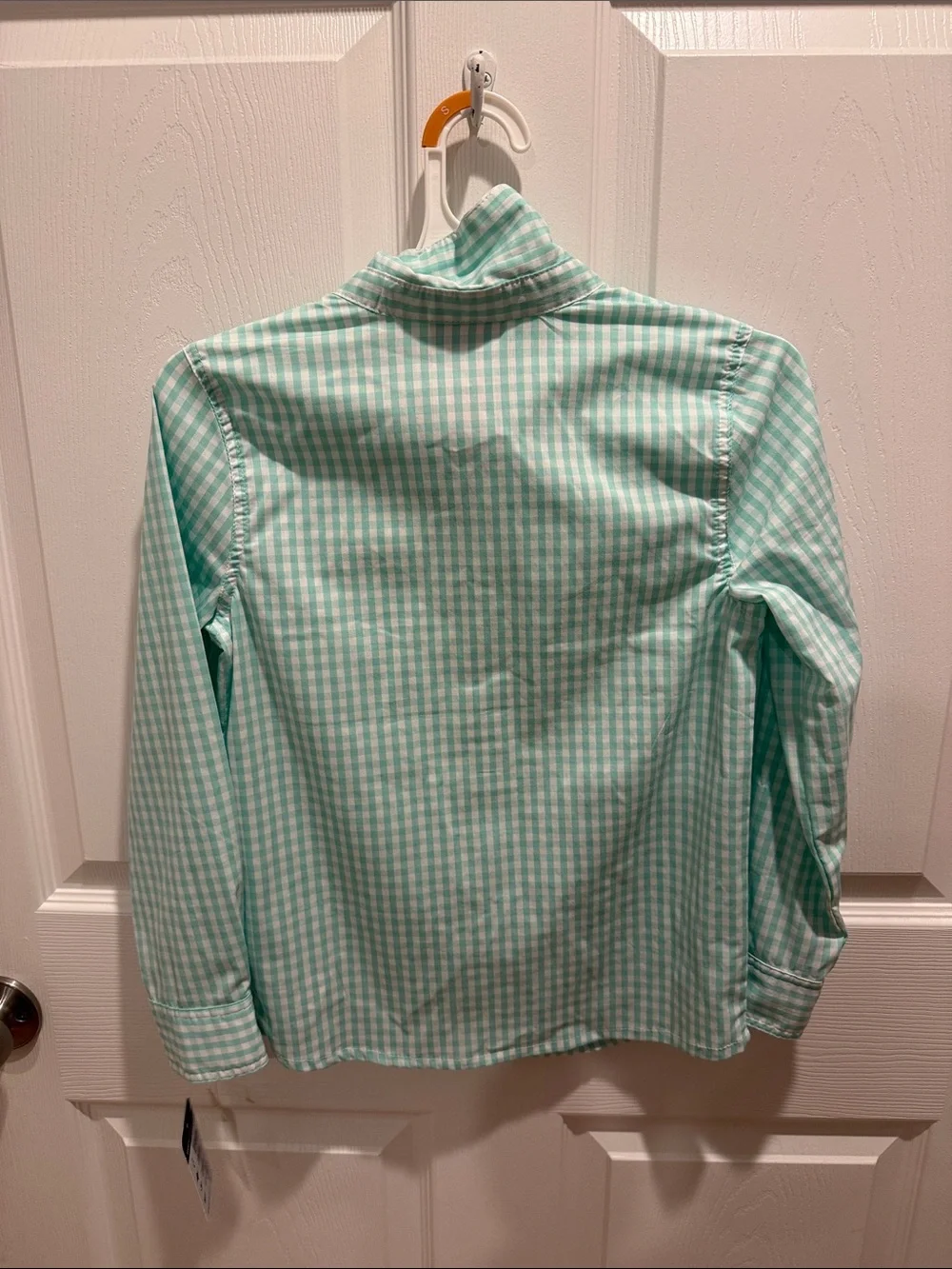 Tommy Bahama Boys' Mint Green Gingham Button-Down Shirt